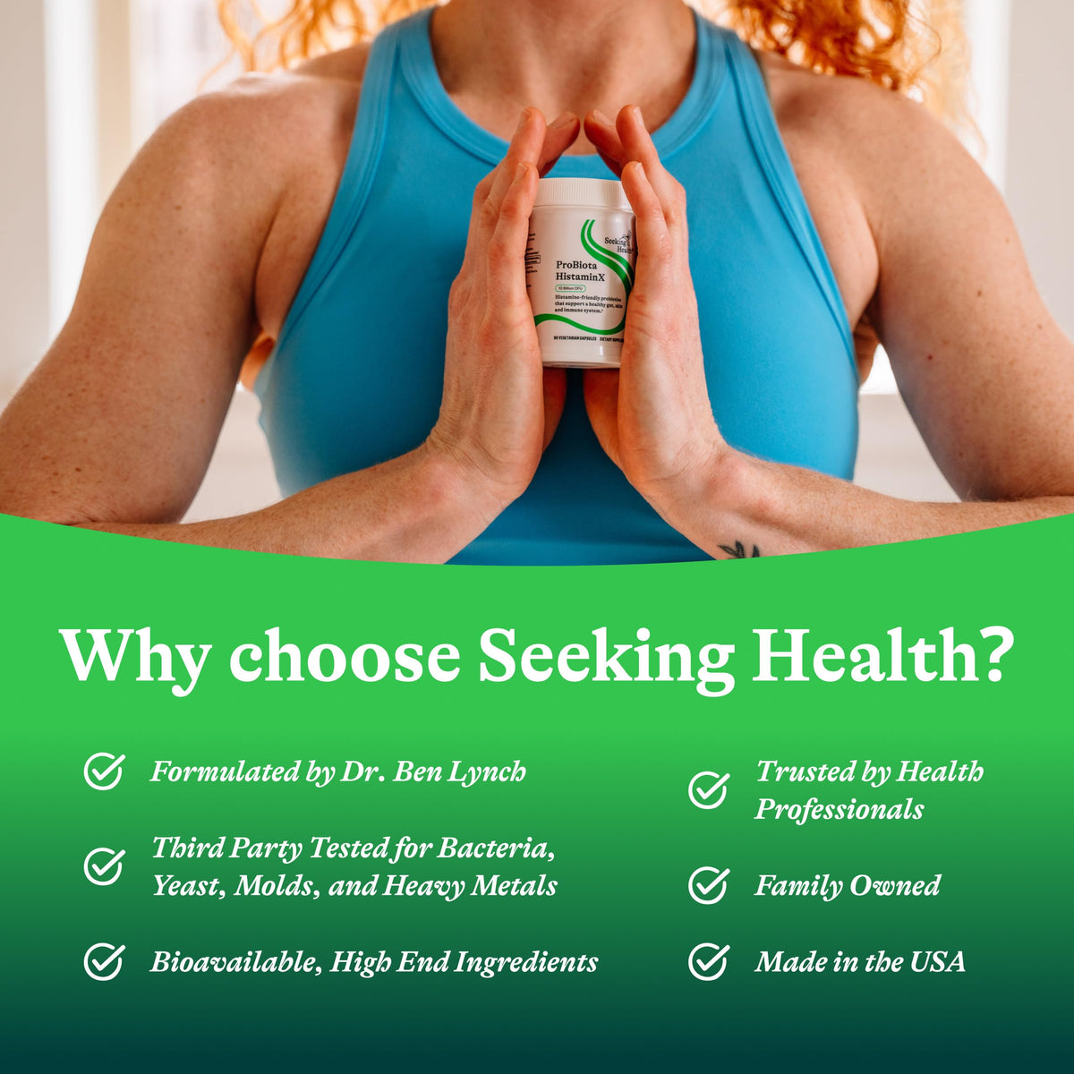 Buy supplements Seeking Health ProBiota HistaminX - Digestion Supplement for Gut Health Support - Support Histamine with Lactobacillus Plantarum & Lactobacillus Salivarius - Vitaza UK Supplements UK