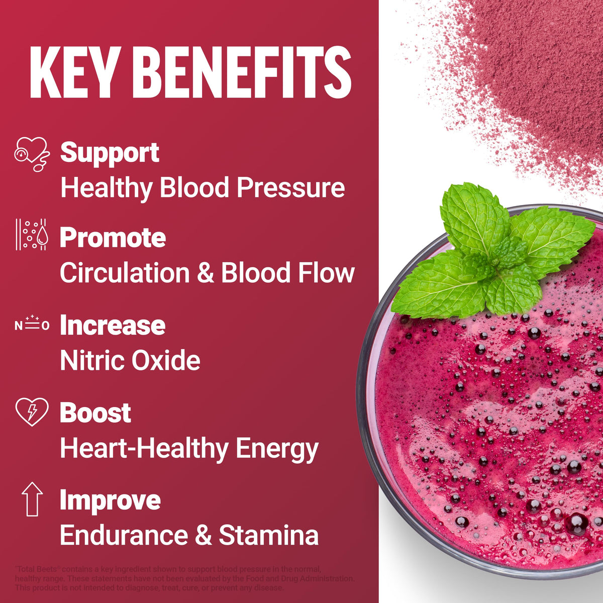 Buy supplements Force Factor Total Beets Drink Mix Superfood Powder with Nitrates to Support Circulation, Blood Flow, Nitric Oxide, Energy, Endurance, and Stamina - Vitaza UK Supplements UK