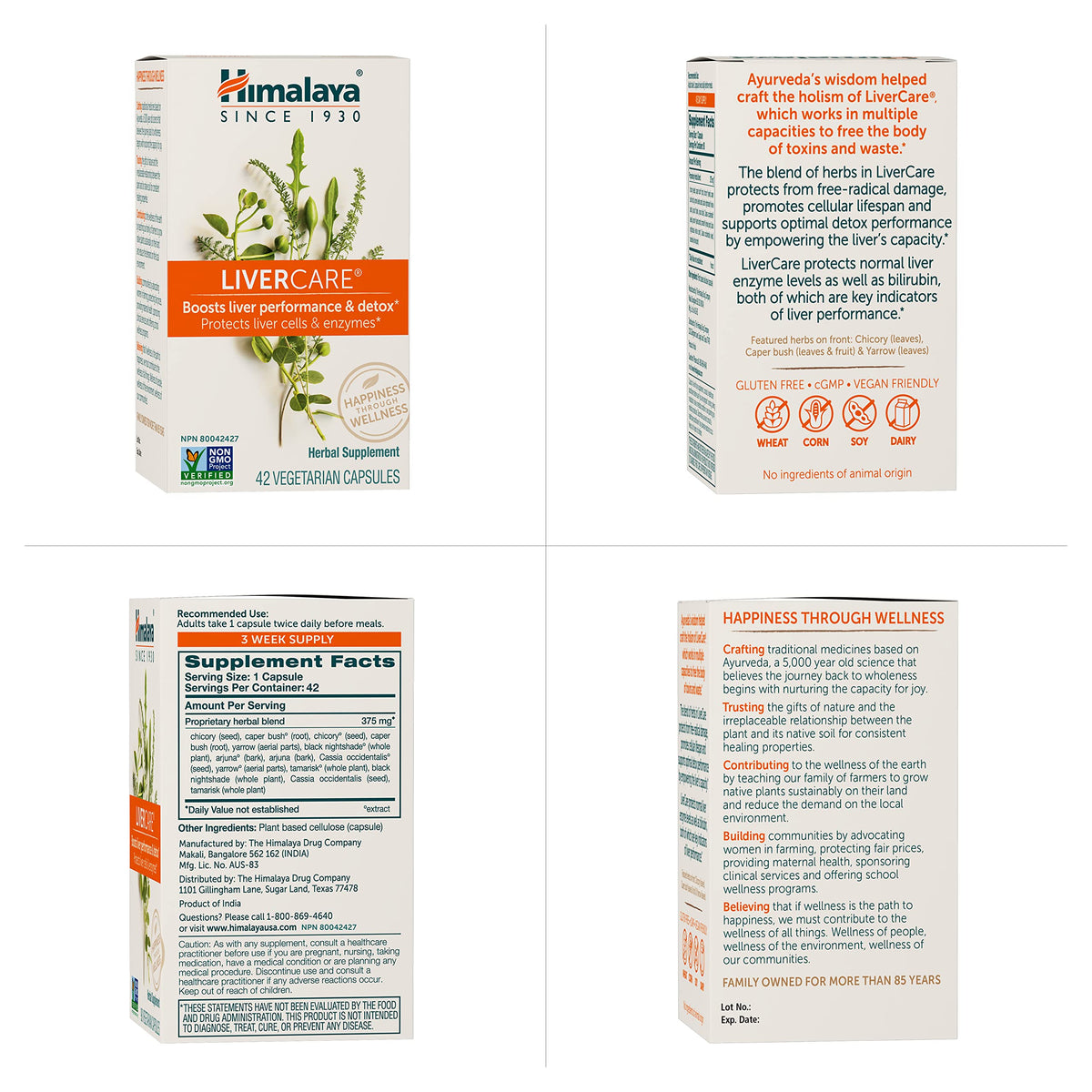 Himalaya LiverCare for Total Liver Support, Cleanse and Detox, Protects Cells & Enzymes HimalayaBuy Supplements Australia
