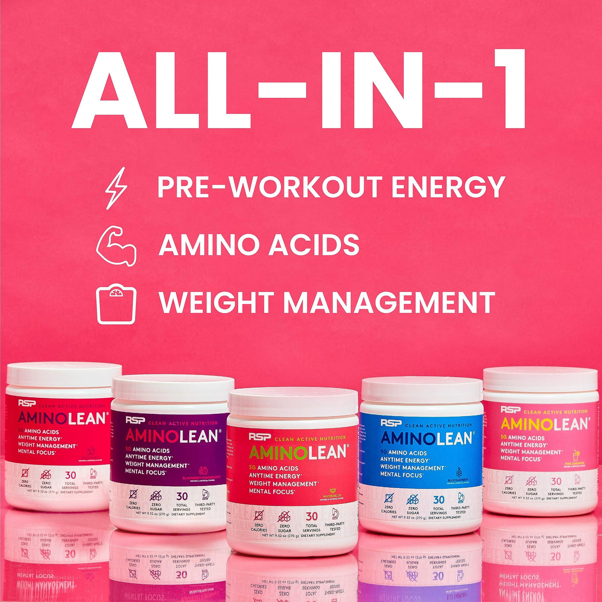 Buy supplements RSP NUTRITION AminoLean Pre Workout Powder, Amino Energy & Weight Management with Vegan BCAA Amino Acids, Natural Caffeine, Preworkout Boost for Men & Women, 30 Serv, Pink Lemonade… - Vitaza UK Supplements UK