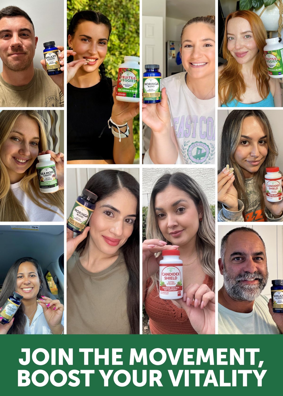 Buy supplements Lunakai USA Made Pure Moringa Capsules – Advanced Moringa Leaf Extract Supplement with Ashwagandha, Boswellia - Vitaza UK Supplements UK