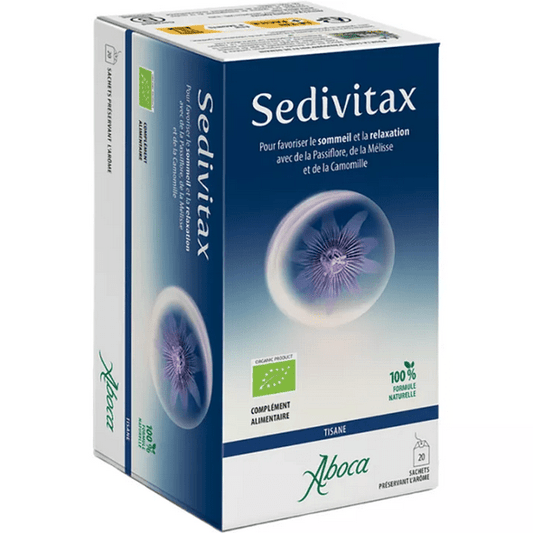 Buy ​Aboca Sedivitax Herbal Tea 20 Sachets - Vitaza UK Supplements UK