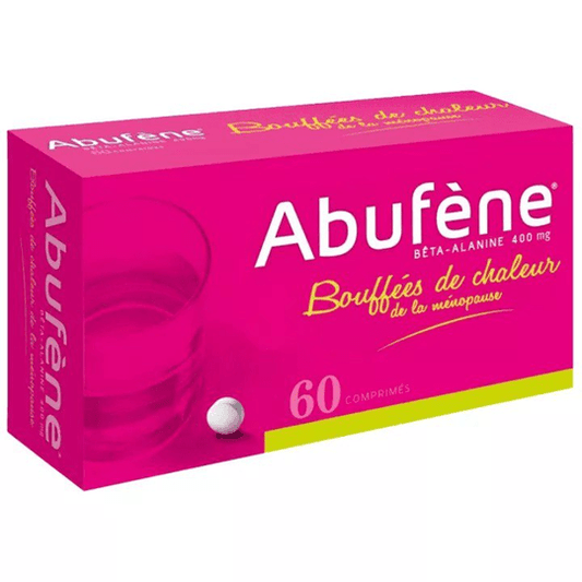 Buy ​Abufène 400 mg Tablets – hot flushes – 60 Tabs - Vitaza UK Supplements UK
