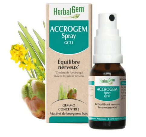 Buy ​Accrogem équilibre nerveux GC31 Accoutumances Spray 10 ml HERBALGEM - Vitaza UK Supplements UK