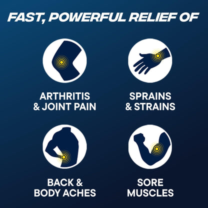 Advil Targeted Relief Pain Relieving Cream with Massage Applicator, Up to 8 Hours of Powerful Relief of Minor Arthritis Pain, Joint Pain, Lower Back Pain and Muscle Pain, 2.5 oz - Maple Wellness Supplements