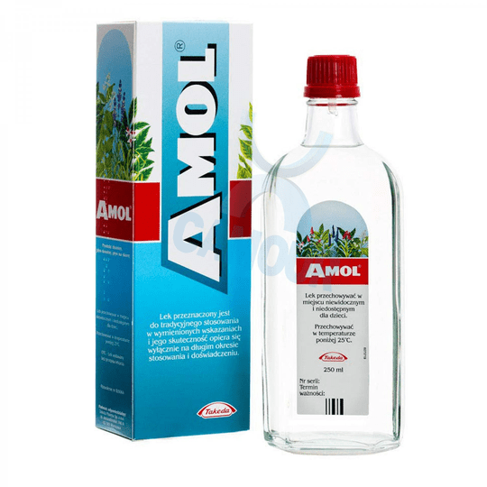 Buy ​Amol Herbal Based Tonic Internal & External Oral Fluid Skin Care Liquid 250ml - Vitaza UK Supplements UK
