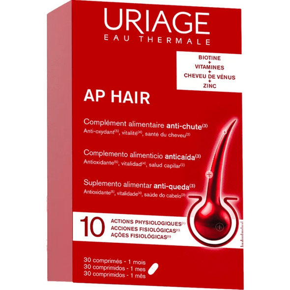 Buy ​Anti-Hair Loss Food Supplement AP-Hair Uriage 30 tablets - Vitaza UK Supplements UK