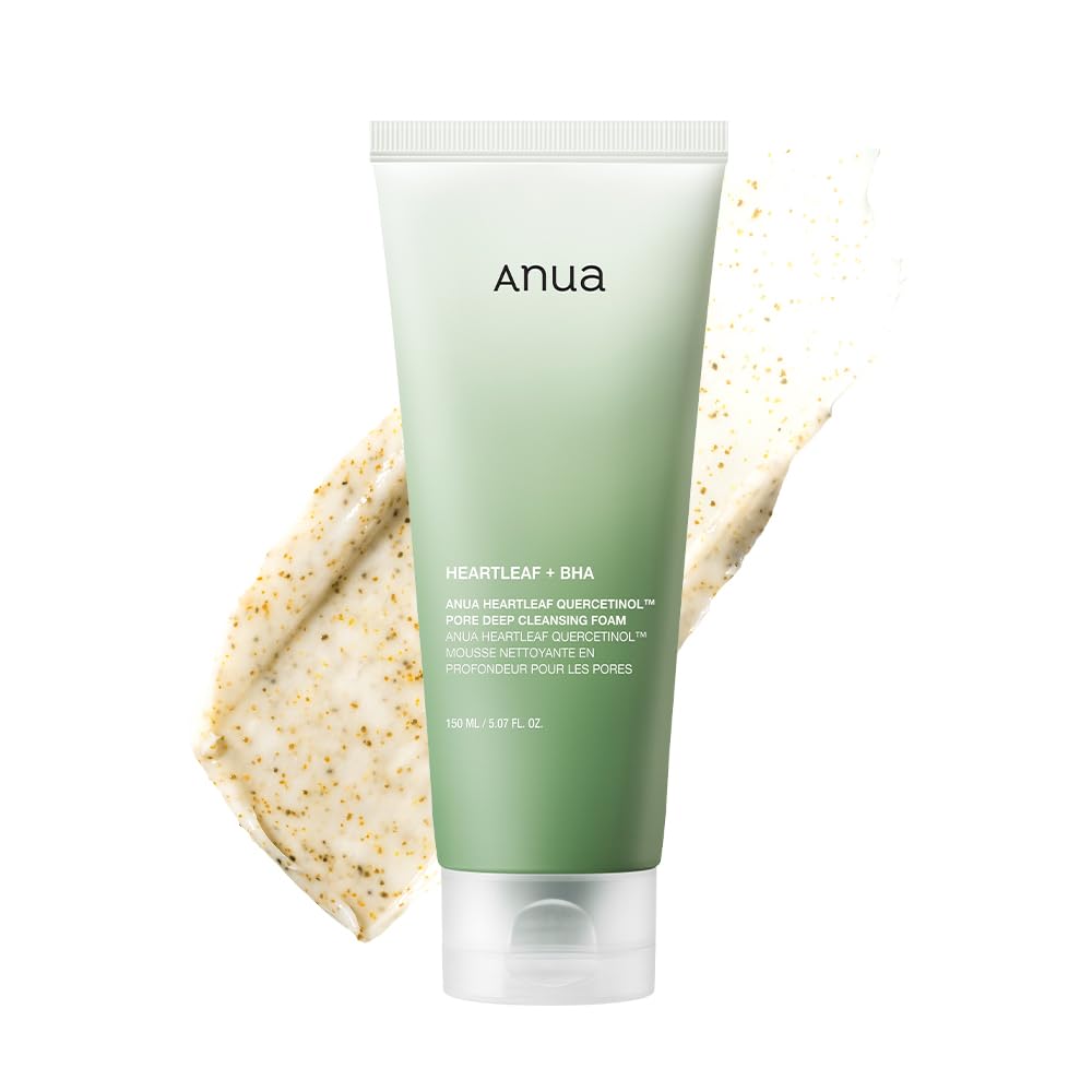 Buy ​Anua Heartleaf Quercetinol Pore Deep Cleansing Foam, Face wash for Pore Refining Cleanser, Hydrating Daily Facial Cleanser - Vitaza UK Supplements UK