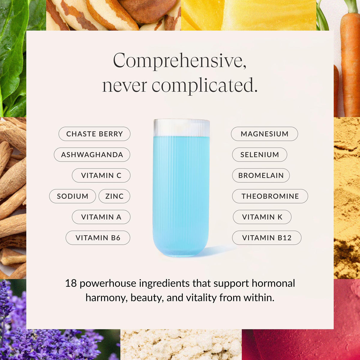 Beam Glow Hormone Balance Supplement for Women – Cortisol Supplement for Women, PMS Relief Supplement, Perimenopause & PCOS Support, Womens Vitamins, Thyroid Support with Ashwagandha & Selenium - Maple Wellness Supplements