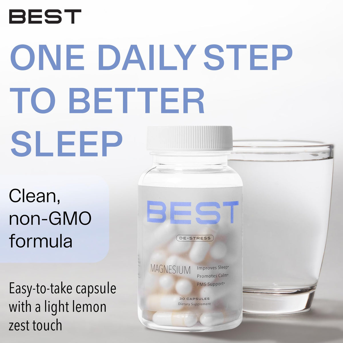 BEST Magnesium Glycinate Supplement for Women - High Absorption, Breakthrough for Sleep, Stress - Menopause Symptoms, Magnesium for Women Over 40 - Gentle on Stomach, Non-GMO, Vegan - 30 Day Supply - Maple Wellness Supplements