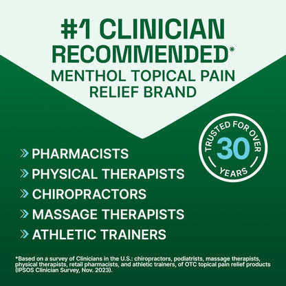 Biofreeze Pain Relief Gel, Arthritis Pain Reliver, Knee & Lower Back Pain Relief, Sore Muscle Relief, Neck Pain Relief, Pharmacist Recommended, 8 FL OZ Biofreeze Menthol Gel - Maple Wellness Supplements