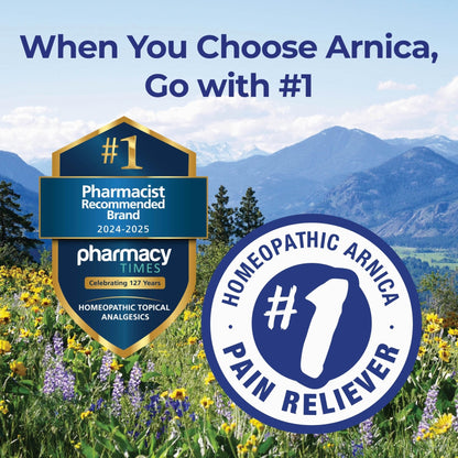 Boiron Arnicare Gel for Relief of Joint Pain, Muscle Pain, Muscle Soreness, and Swelling from Bruises or Injury - Non-greasy and Fragrance-Free - 4.2 oz - Maple Wellness Supplements