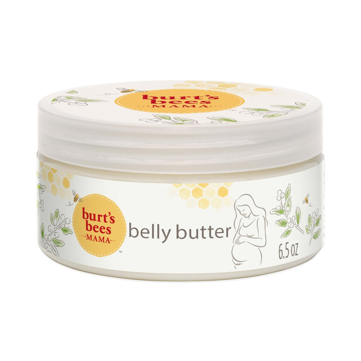 Burt's Bees Mama Belly Butter Stretch Mark Cream for Pregnancy Massages Body & Reduces Scar Appearance, Prenatal & Postnatal Tummy Skin Care - Maple Wellness Supplements