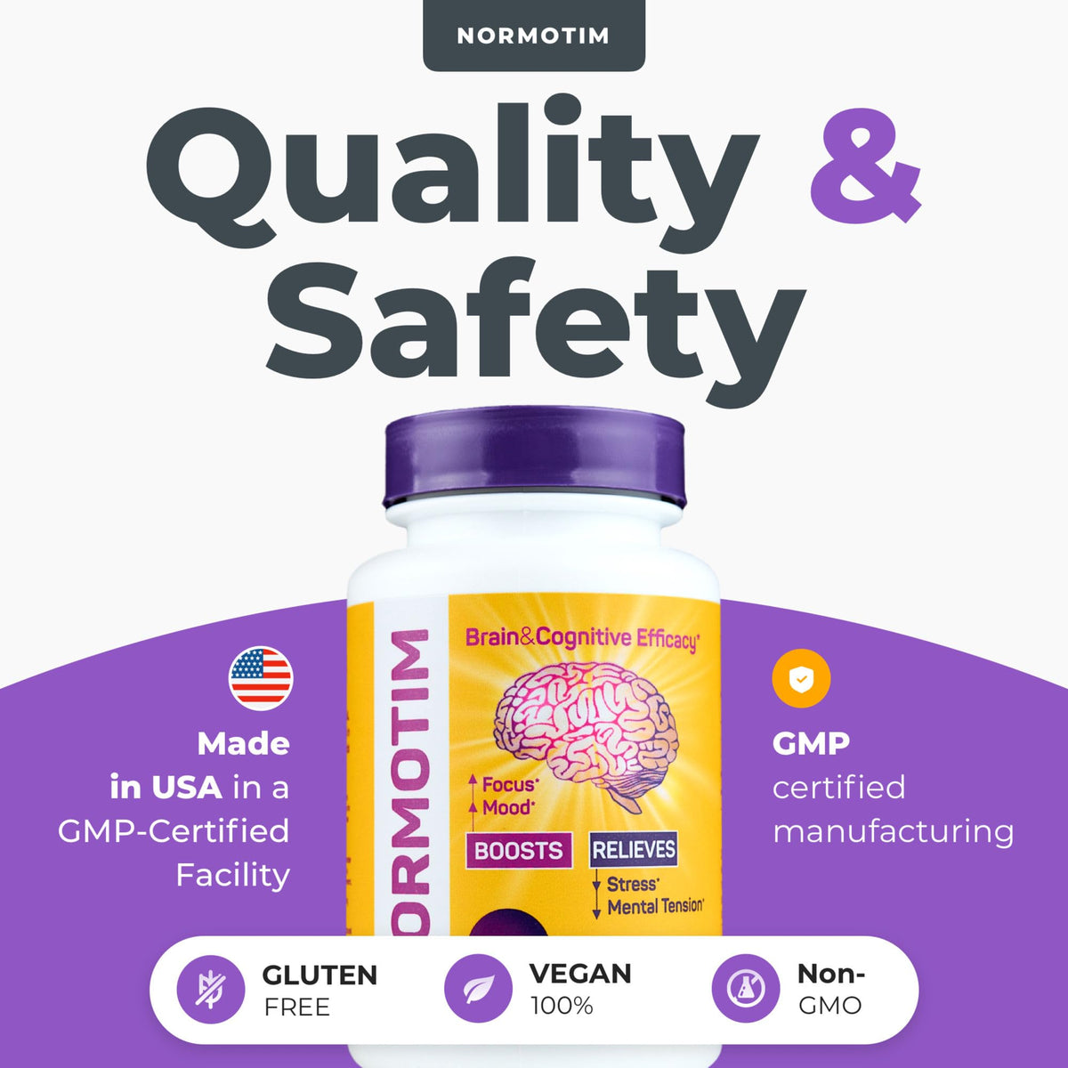 Calm & Focus Support – Lithium Ascorbate 5mg Fast-Dissolve Tablets with Vitamin C, B1 & B6 – Non-Drowsy Cognitive & Memory Support - Maple Wellness Supplements