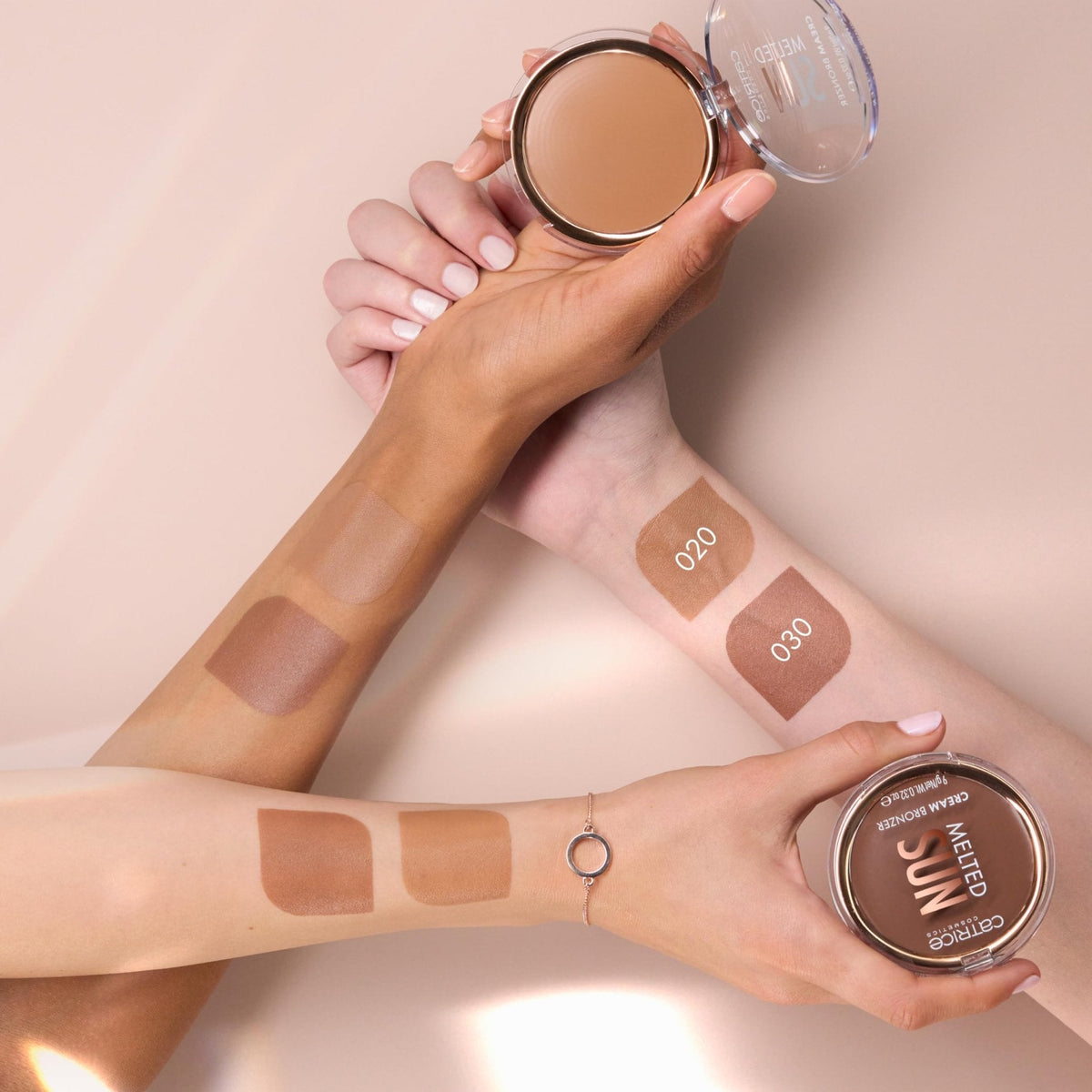 Catrice | Melted Sun Cream Bronzer, Easy to Blend Buildable Coverage for Long Lasting Bronzed Glow, Vegan & Cruelty Free, Without Parabens, Oil & Microplastic Particles (30 | Pretty Tanned) - Maple Wellness Supplements