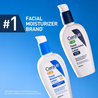 Buy ​CeraVe PM Facial Moisturizing Lotion, Night Cream with Hyaluronic Acid and Niacinamide - Vitaza UK Supplements UK