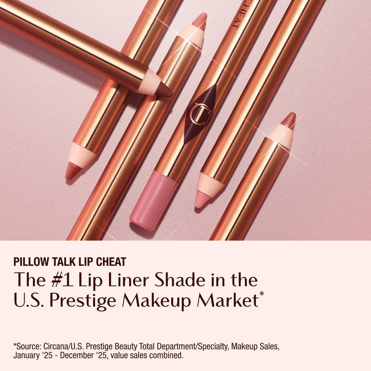 Charlotte Tilbury Lip Cheat Lip Liner Pencil - Gives Lips a Fuller-Looking, Defined Pout - Enriched with Jojoba Oil & Hyaluronic Acid - Waterproof, Smudge-Proof & Transfer-Proof - Pillow Talk Fair - Maple Wellness Supplements