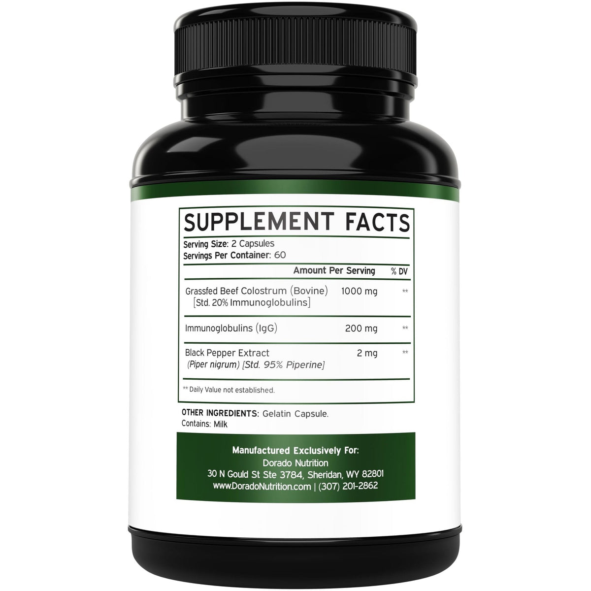Colostrum (120 Count) Bovine Colostrum Capsules Supplement and Supergreens (60 Gummies) Superfood for Immunity Support with Greens Supplements with 8 Ingredient Power Blend - Vegan Safe & Made in USA - Maple Wellness Supplements