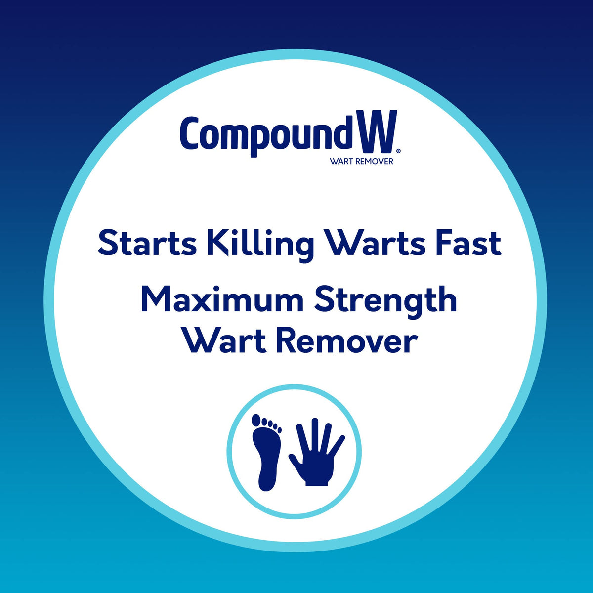 Compound W Wart Remover Maximum Strength One Step Pads with Salicylic Acid, 14 Medicated Pads - Maple Wellness Supplements