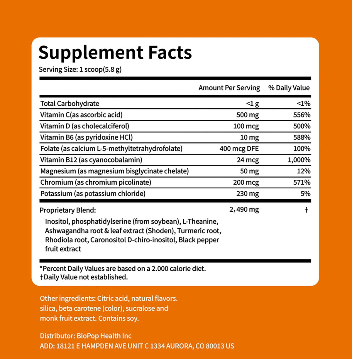 Cortisol Drink Mix | Cortisol Supplements for Women & Men | Ashwagandha, L-Theanine, Turmeric Root, Black Pepper Extract, Healthy Cortisol Levels, Mental Clarity - Maple Wellness Supplements
