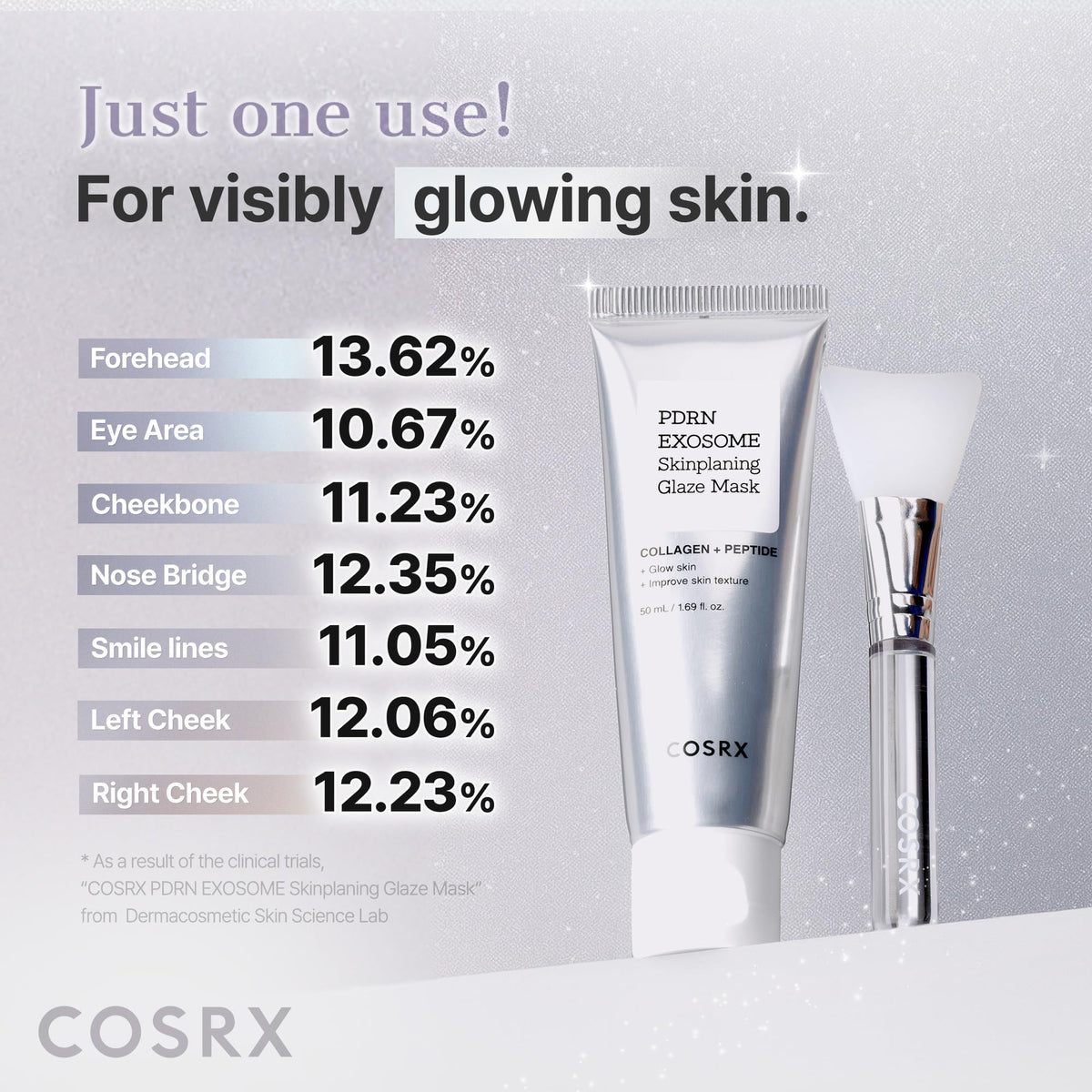 COSRX PDRN EXOSOME Glaze Wrapping Mask with SALMON DNA PDRN, Easy Peel-Off Overnight Mask for Glass Skin, Firmness - Maple Wellness Supplements