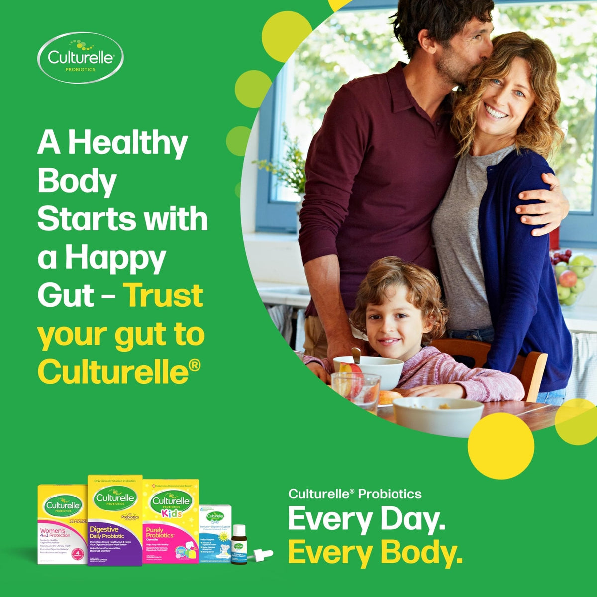 Culturelle Kids Daily Probiotic Packets for Kids, (Ages 3+) - 50 Count – From the 1 Pediatrician-Recommended Brand – Flavorless Daily Probiotics - Maple Wellness Supplements