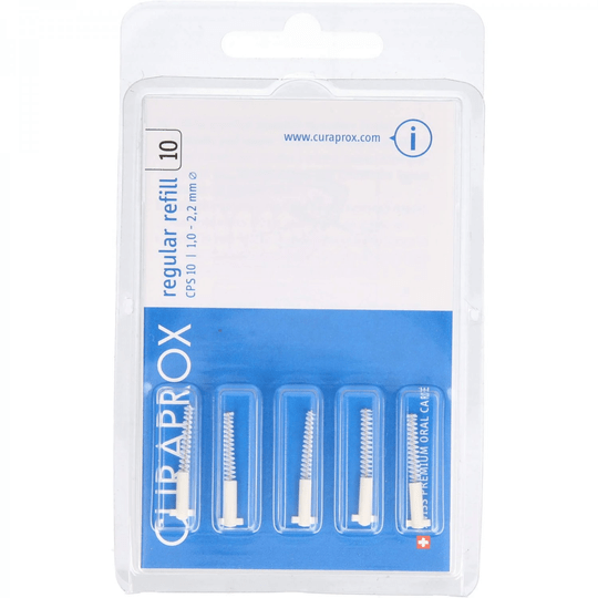 Buy ​Curaprox Cps 10 Interdental 1 - 2.2mm diameter, 5 pcs - Vitaza UK Supplements UK