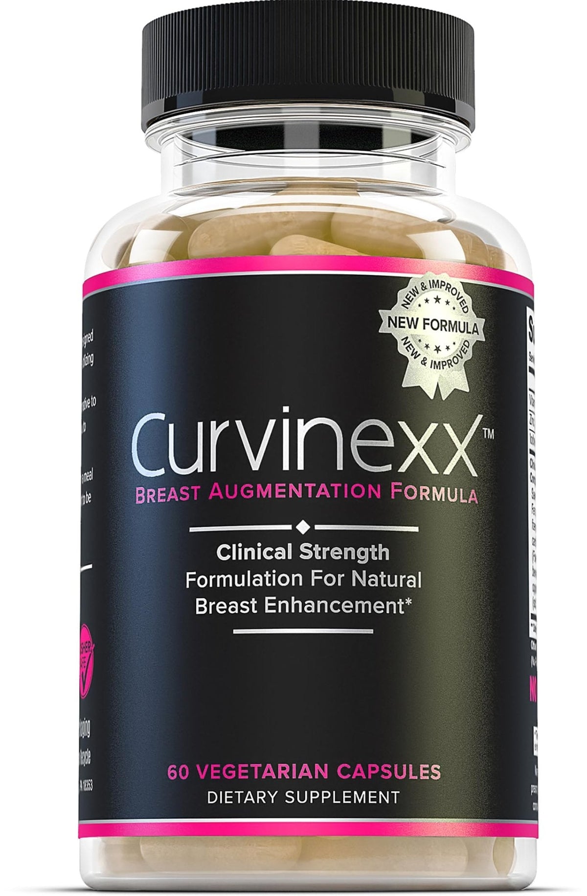 CURVINEXX (3 Bottles) - Natural Breast Toning and Firming Supplement. Lift, Firm and Enhance your Bust Naturally... - Maple Wellness Supplements