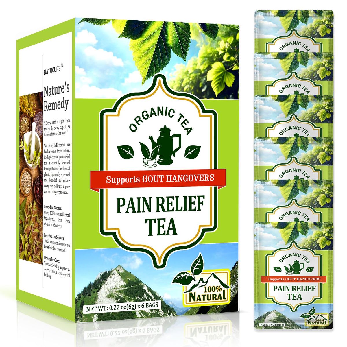 DERMFREE Natural Soothing Instant Formula for Nerve & Joint Health, Fast-Acting Migraine Relief, Nerve Savior for Neuropathy - Maple Wellness Supplements