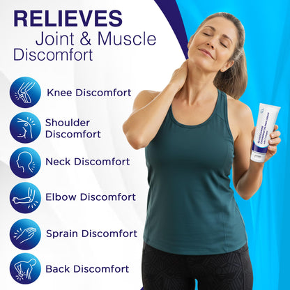 Dr. T Glucosamine Chondroitin Cream - Premium Formula with MSM and Collagen for Joint and Muscle Discomfort - Maintains Joint Strength, Flexibility & Muscle Mobility - 4.23 oz / 120g (2 Pack) - Maple Wellness Supplements