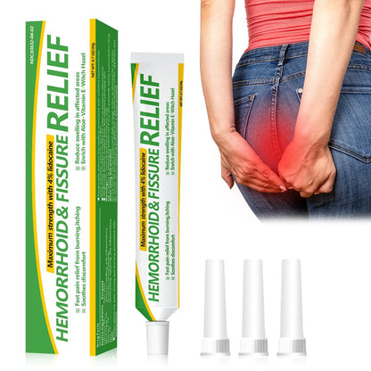 Dr.Goddyik Hemorrhoids and Fissure Relief Cream,Hemorrhoid Ointment for Hemorrhoid Treatment Fast Acting Relief of Pain, Swelling - Maple Wellness Supplements
