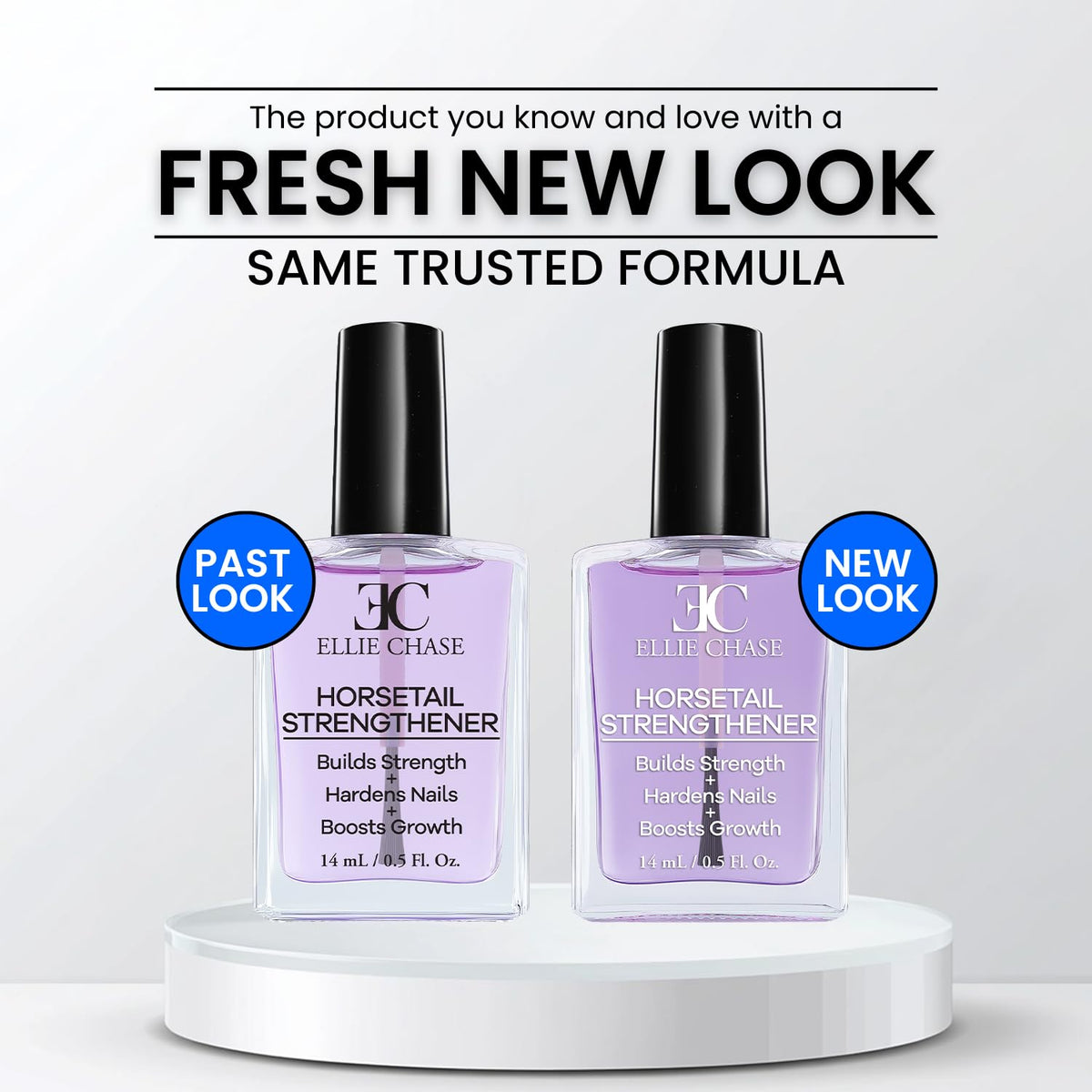 Buy ​Ellie Chase Horsetail Nail Strengthener, Growth, Hardener, Repair Treatment Polish 0.5 OZ/Help Splits, Breaks, Thin, Weak - Vitaza UK Supplements UK