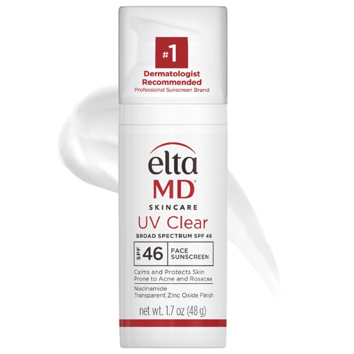 Buy ​EltaMD UV Clear Face Sunscreen SPF 46, Oil Free for Face with Zinc Oxide, Dermatologist Recommended Sunscreen Lotion - Vitaza UK Supplements UK