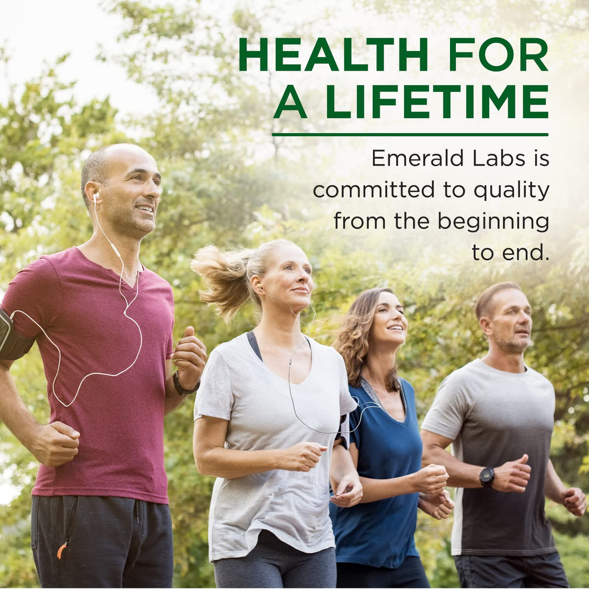 EMERALD LABS B-Healthy - Vegan Vitamin B Complex - Includes Methylated Folic Acid & Full Spectrum B Vitamins - Supports Immune, Brain & Heart Health - Maple Wellness Supplements