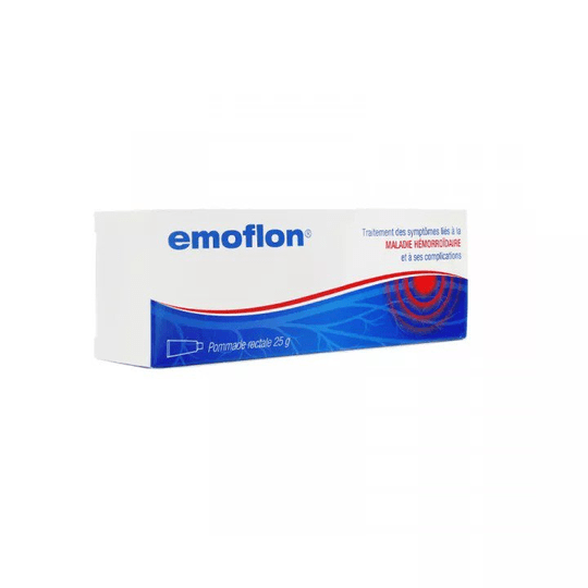 Buy ​Emoflon rectal ointment for hemorrhoids 25g - Vitaza UK Supplements UK