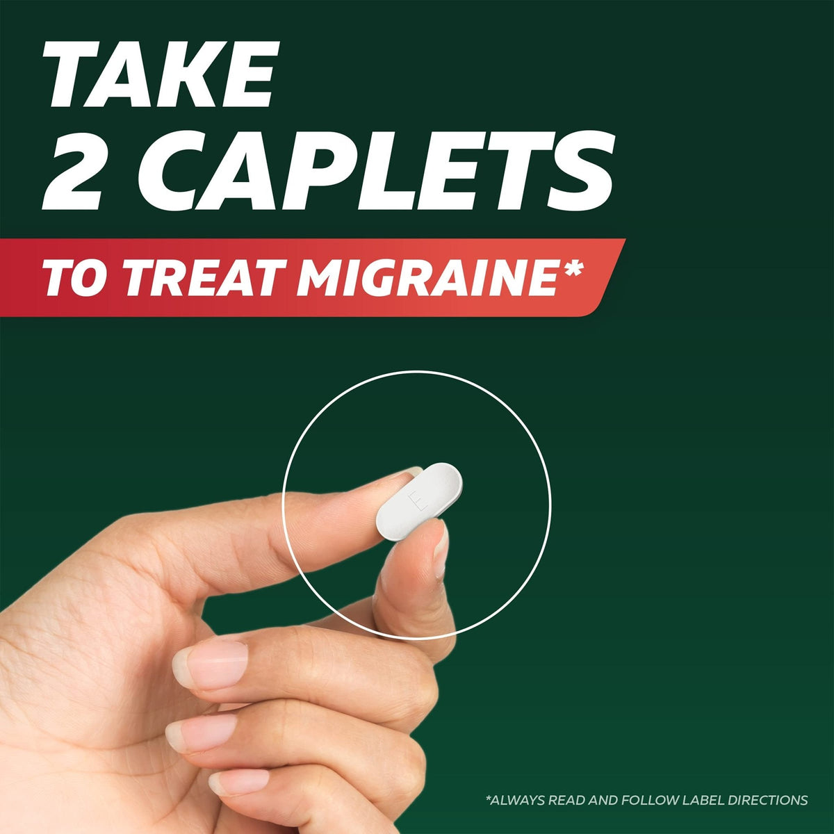Excedrin Migraine Relief Caplets to Alleviate Migraine Symptoms - 200 Count - Maple Wellness Supplements