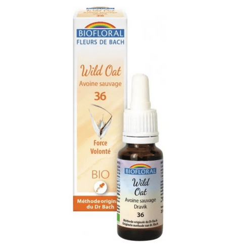 Buy ​Fleur de Bach BIO Wild oat (Avoine sauvage) Flacon 20 ml BIOFLORAL - Vitaza UK Supplements UK