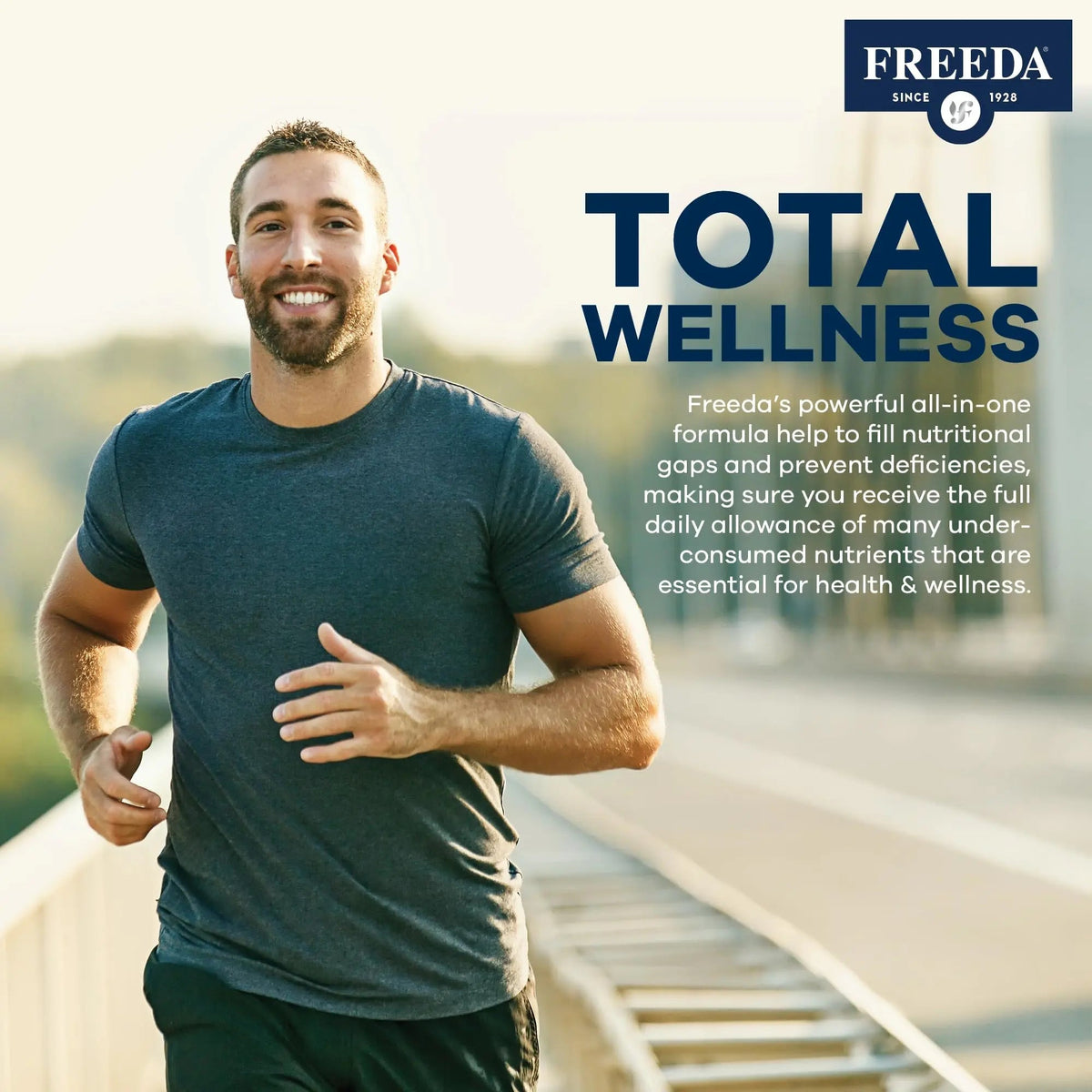 FREEDA Ultra Multivitamin Capsules – High-Potency Daily Supplement for Men & Women – Iron-Free – 120 Count – Kosher Certified - Maple Wellness Supplements