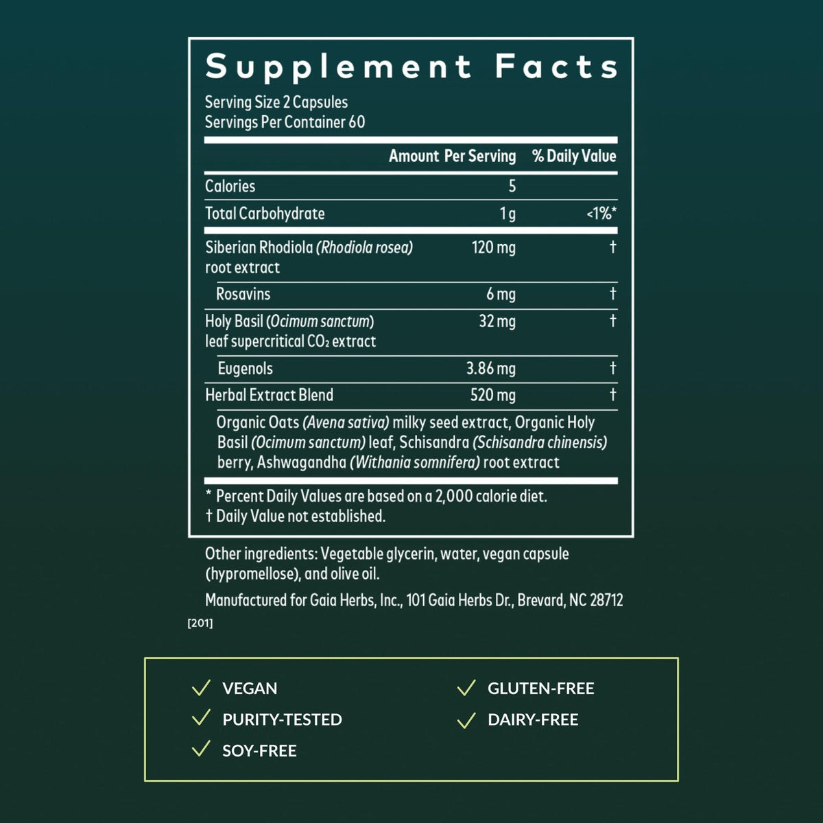 Gaia Herbs Adrenal Health Daily Support, Help Maintain Healthy Energy & Stress Levels*,120 Liquid Phyto-Caps Adrenal Health Nightly Restore, 120 Liquid Phyto-Caps - Bundle - Maple Wellness Supplements
