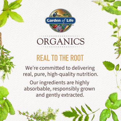 Garden of Life Organics Golden Milk Recovery & Nourishment Powder - 44mg Turmeric Curcumin (95% Curcuminoids), Ashwagandha - Organic Non-GMO Vegan & Gluten - Maple Wellness Supplements