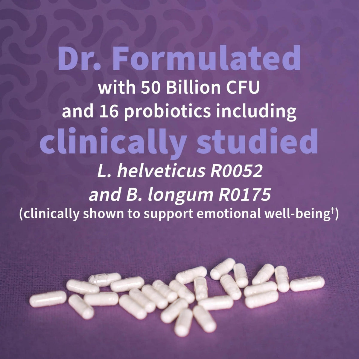 Garden of Life Probiotics Mood+ Dr Formulated Acidophilus Probiotic Supplement - Promotes Emotional Well-Being, Relaxation and Digestive Balance - Ashwagandha for Stress Management, 60 Veggie Caps - Maple Wellness Supplements
