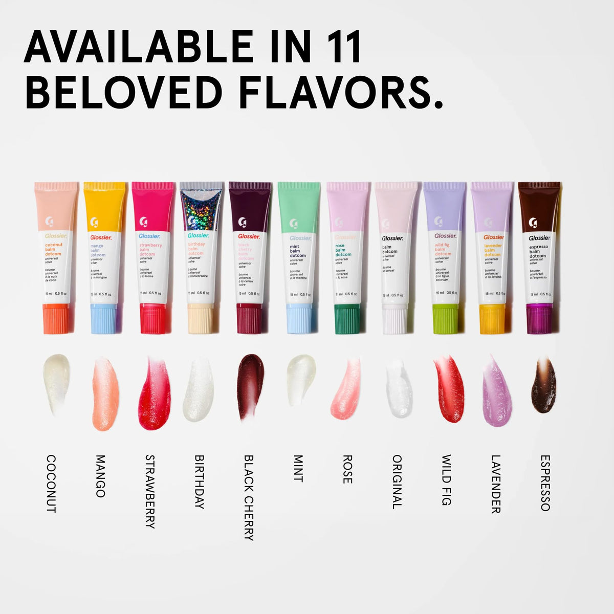 Glossier Balm Dotcom Hydrating Tinted Lip Balm - Universal Salve, Up to 12Hr Moisture for Dry Lips, Cuticles & Skin - Lanolin, Beeswax & Castor Oil - Espresso, Mocha Tint, 15ml - Maple Wellness Supplements