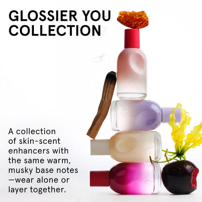 Glossier You Doux Eau de Parfum - Unisex Fragrance for Men & Women, Skin-Scent Enhancer Smells Different on Everyone - Earthy Woody Perfume with Sweet Violet, Palo Santo & Ambrox Base Notes, 100ml - Maple Wellness Supplements