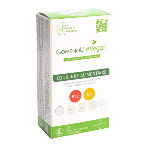 Buy ​Gomenol Vegan + 60 Tablets - Vitaza UK Supplements UK