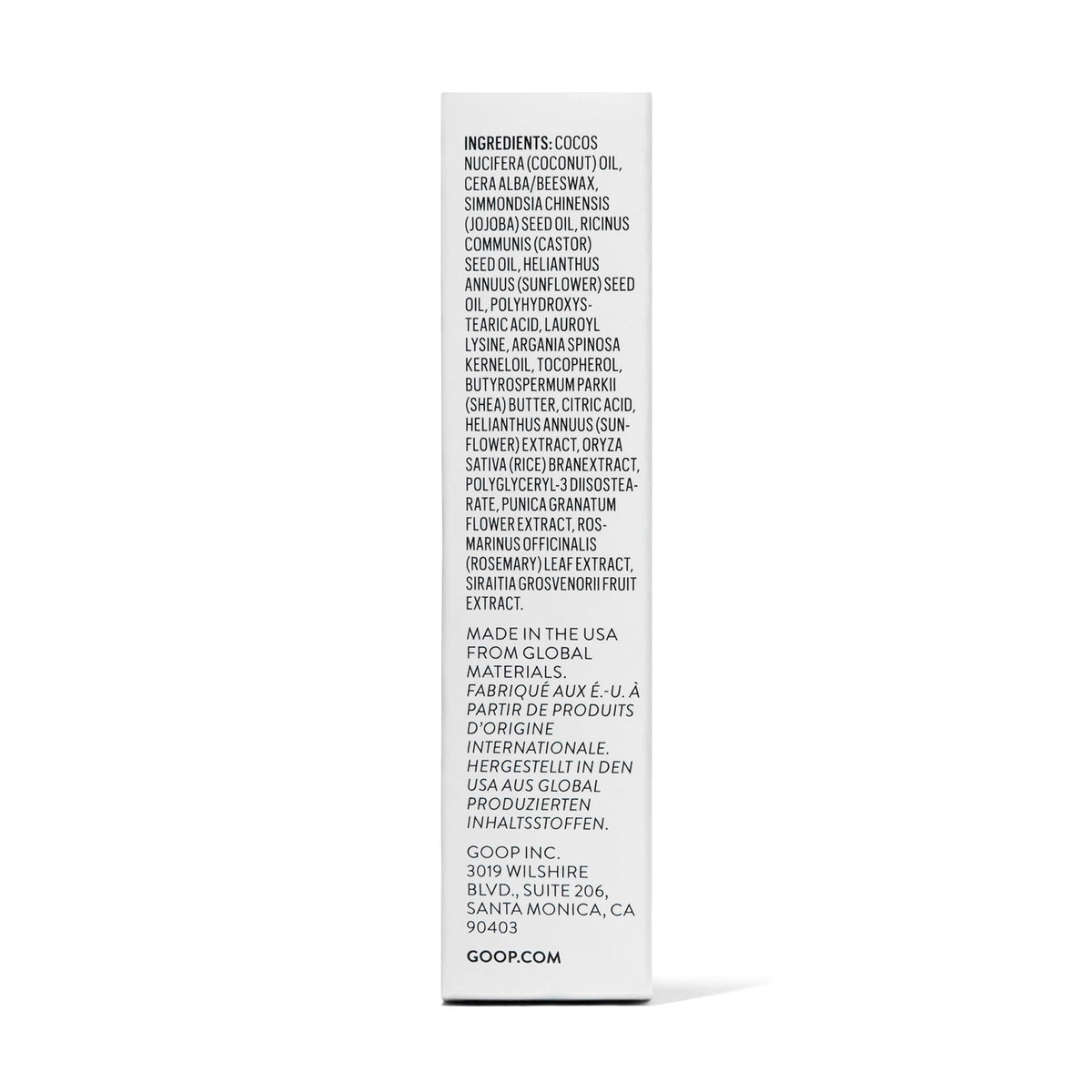 goop Beauty Clean Lip Balm | Dry Lips Treatment | Coconut Oil, Pomegranate Extract - Maple Wellness Supplements