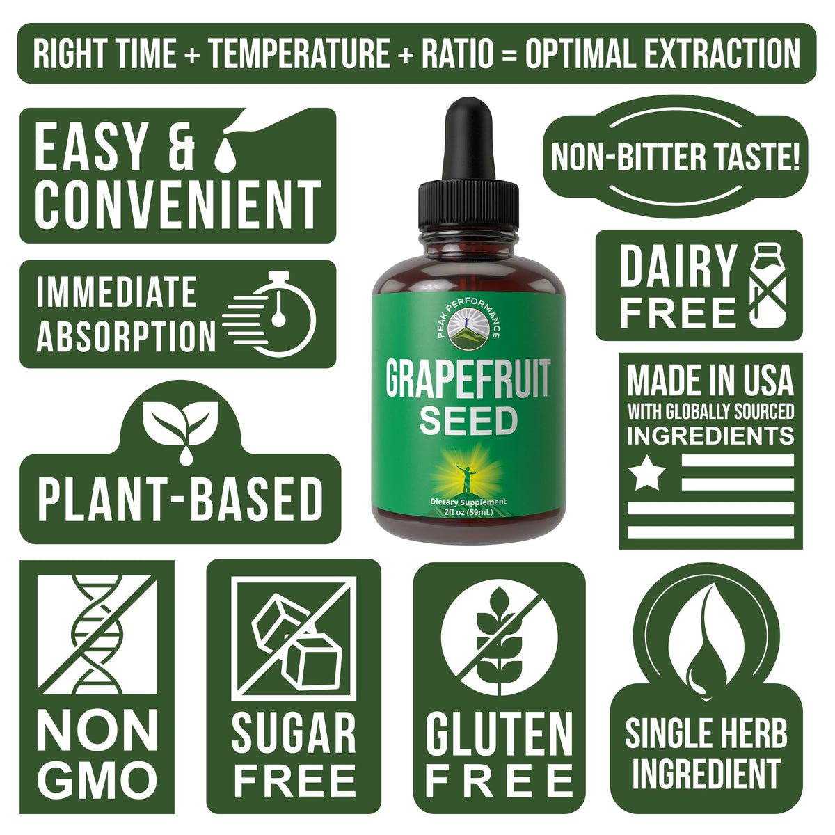 Grapefruit Seed Extract Liquid Drops Supplement. Vegan GSE Grapefruit Seed Extract for Women and Men. Zero Sugar, Non Bitter. for Immune, Digestive Support. Gluten Free Oil. Take Orally - Maple Wellness Supplements
