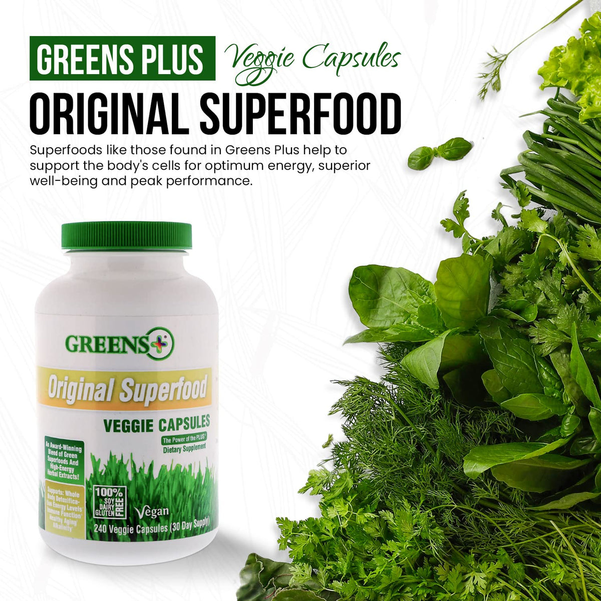 Greens+ Organic Reds Superfood Powder Organic Super Veggie Capsules - Maple Wellness Supplements