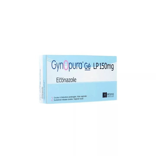 Buy ​Gynopura Gé LP 150 mg 2x ovules - Local treatment of vulvar and vaginal mycoses - Vitaza UK Supplements UK