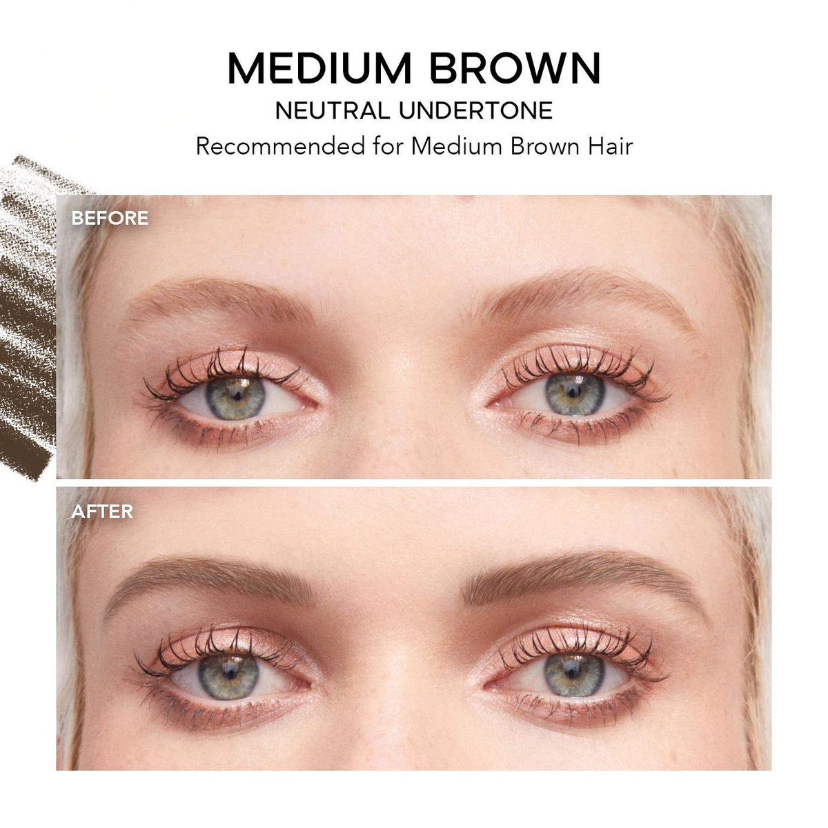 HAUS LABORATORIES by Lady Gaga: THE EDGE MICRO-TIP PRECISION BROW PENCIL, Medium Brown - Maple Wellness Supplements