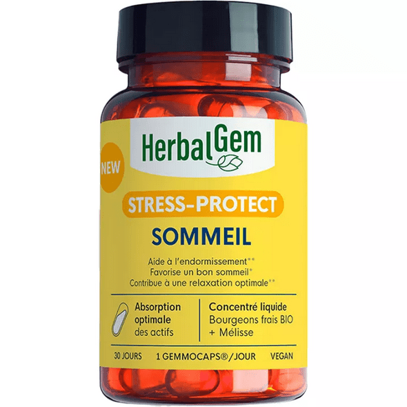 Herbalgem Stress-Protect Sommeil 30 capsules - Maple Wellness Supplements